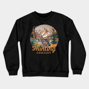 Hunting Season Deer Crewneck Sweatshirt